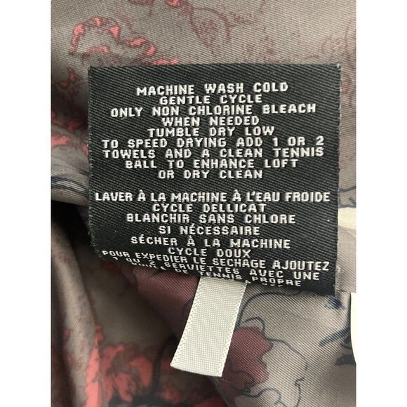 Cole Haan Signature Women Black Down Hooded Puffer Coat Size L - Picture 15 of 15